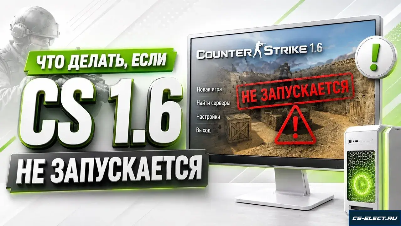 Что делать, если CS 1.6 не запускается